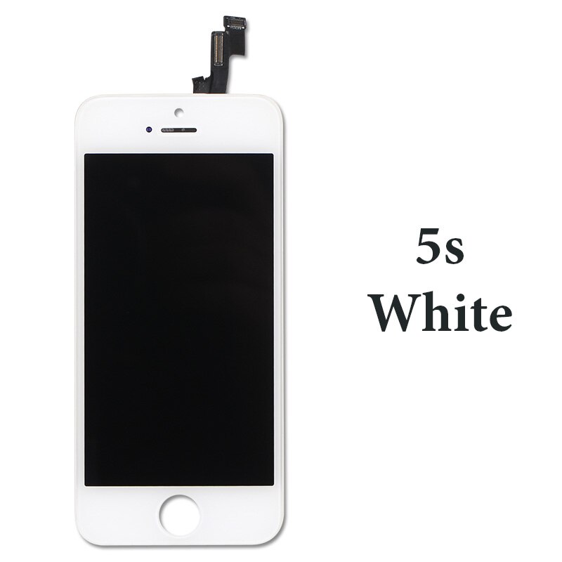 100% Tested Good Display For iPhone 4s 5s 6 LCD Screen for iphone 6s 7 Display 3D Touch Digitizer Assembly Replacement: for ip5s White