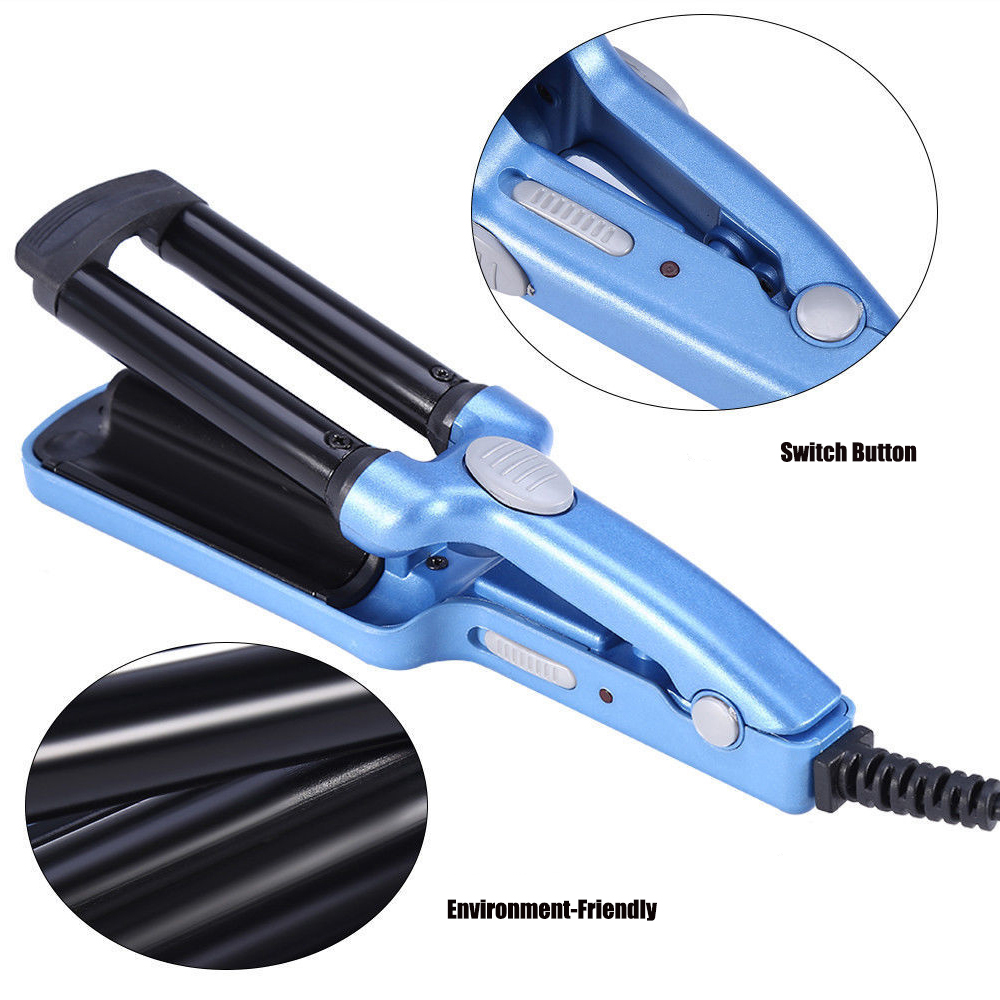 Mini Triple Barrel Hair Curler Ceramic Crimper Hair Curling Iron Salon Wave Roller Hair Styling Tools Curling Wand