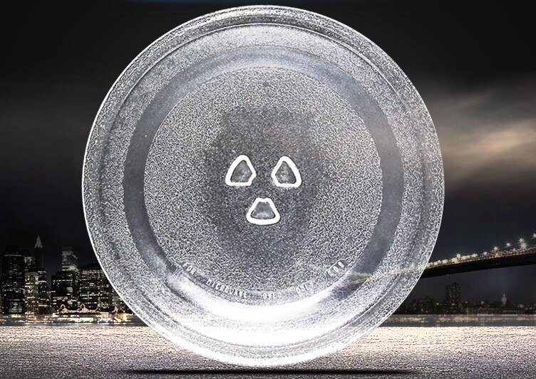 Microwave Oven Glass Disc Universal Glass Tray Rotary Glass Plate Swivel Dish Glass Pallet Diameter 24.5CM 27.5cm 31.5cm