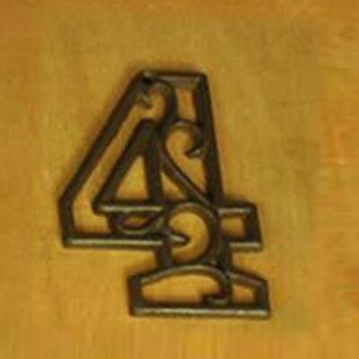 Cast Iron Heavy Duty Metal House Numbers Home Street Address Numbers Signs Antique home signs cast iron signs: 4