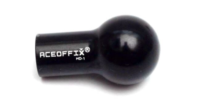 Fiets Accessoires Aceoffix Headpost Vangst Bal Voor Brompton Vouwfiets: black