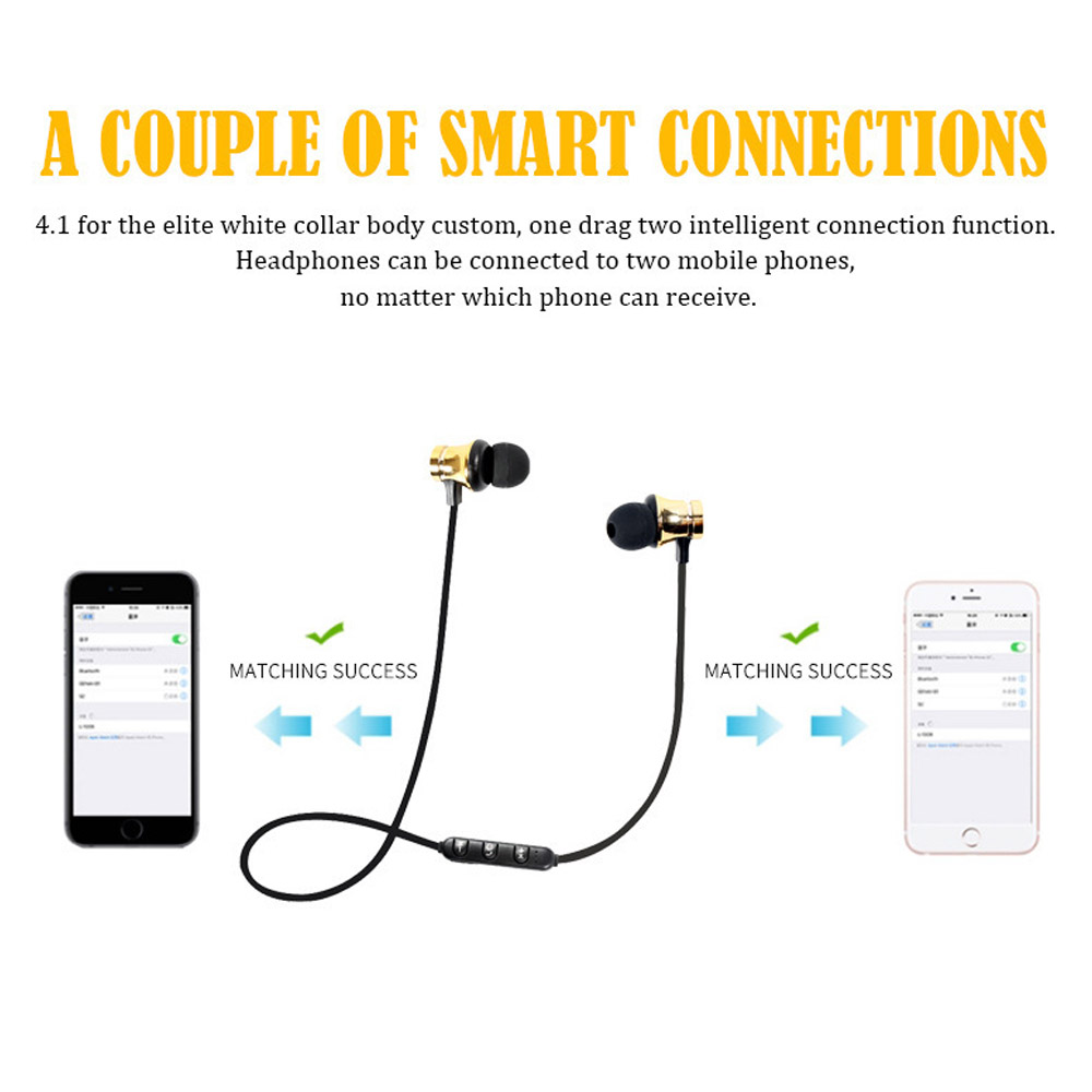 ROVTOP Magnetische Musik Bluetooth Kopfhörer XT11 Sport Läuft Drahtlose Bluetooth Headset Mit Mic Für iPhone 8X7 Xiaomi Huawei