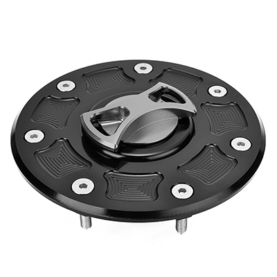 Motorcycle Gas Fuel Tank Cap for Kawasaki ZX6R ZX9R ZR7 ZZR 1100 600 ZRX 400 ZXR 750 ZEPHYR GPZ500 NINJA 500R Oil Tank Cover: grey