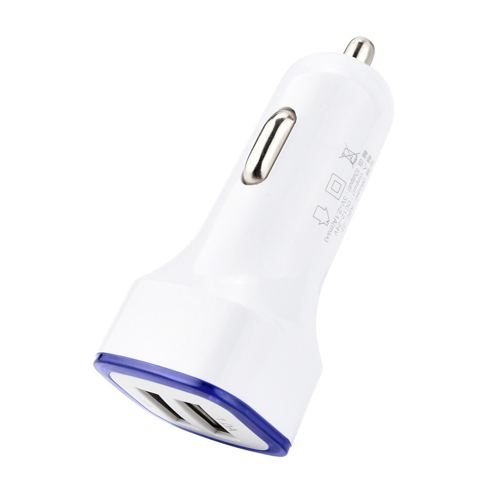 2,1 EINE LED Dual USB Auto Ladegerät Universal 2 Port Schnelle Lade Ladegerät Adapter Zigarette Buchse Leichter Für Telefon