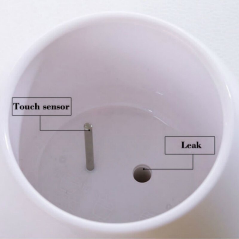 Bluetooth Speakers Music Flowerpot Smart Plant Pots Plastic Pot Finger Touch LED Night Light Home Desk Decorative Pots