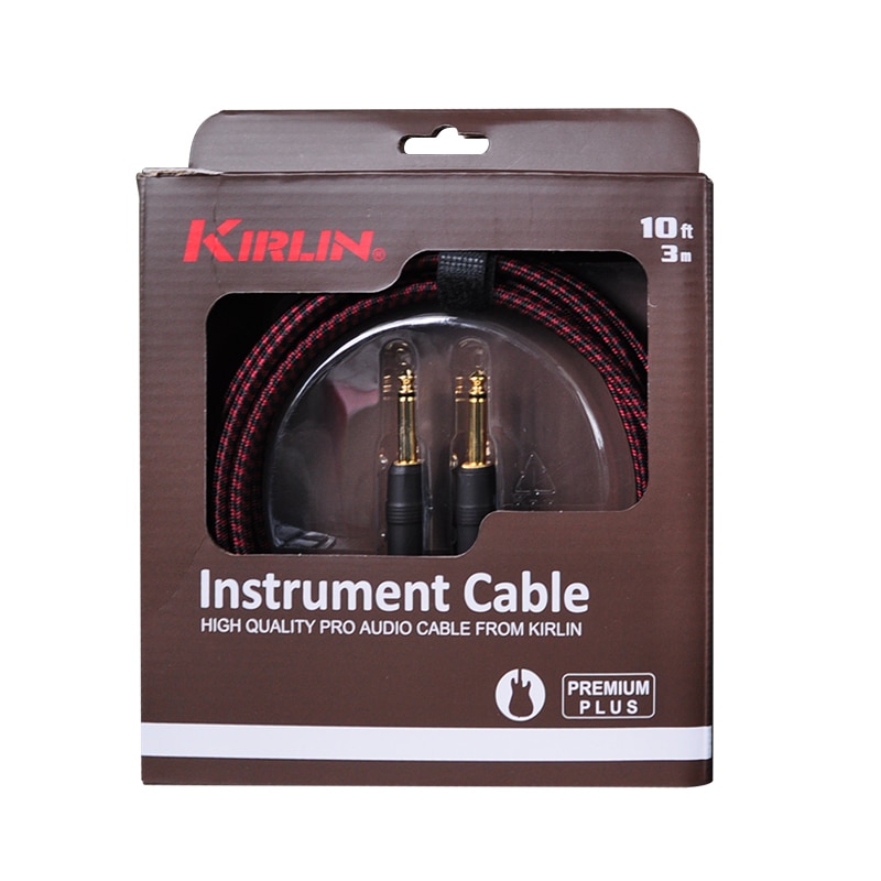 Kirlin Anti interferentie 3 M/6 M kabel elektrische gitaar lijn bass lijn instrument kabel lijn Koper