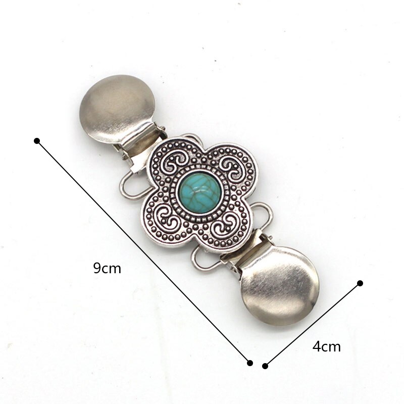 1Pc Retro Vest Clip Cape Shawl Shirt Trui Kraag Eend Clip Parel Steentjes Blouse Gesp Kleding Decoratie Broche Pin: 30