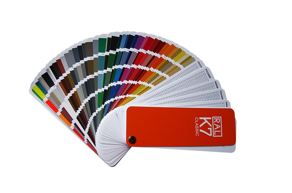 Original Germany RAL K7 international standard color card raul - paint coatings color card for paint 213 colors with Box