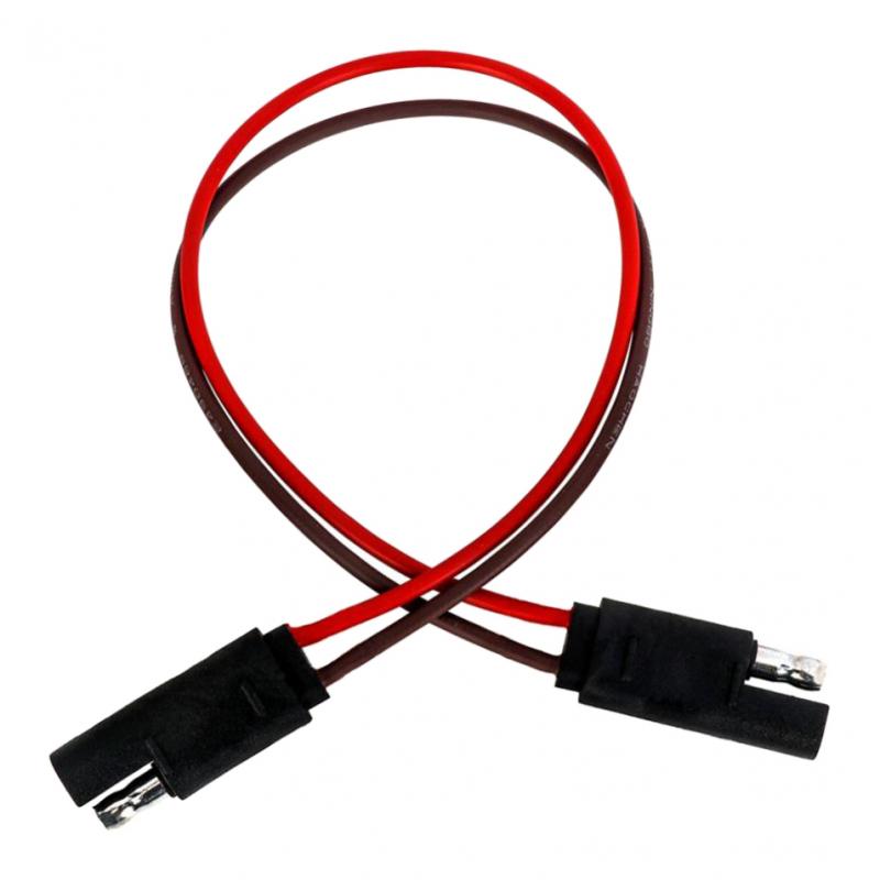 Trailer Flat Plug 2 Pin Cable Trailer Connector​ 2x18AWG For Trailer Light