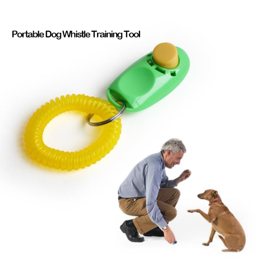 Control remoto Universal portátil para perros y animales, entrenador de sonido, botón de muñequera, silbato, accesorio de herramientas de gestión de entrenamiento de mascotas