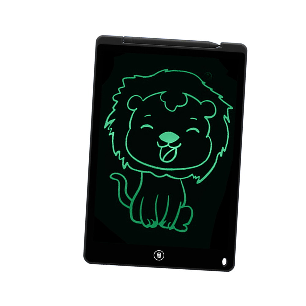 TISHRIC Lcd Writing Tablet Graphics Tablet Drawing Pad Lcd Blackboard Child Drawing Tablet Digital Drawing Board Tablet To Draw: 12 in-Black