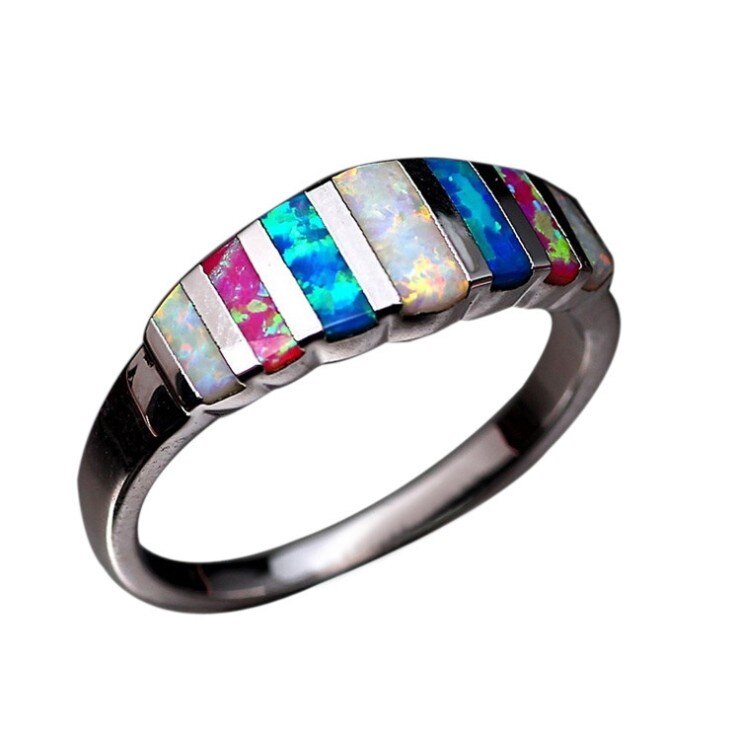 Products Opel Ring Crystal from Bulgaria Wedding Rings Jewelry Mother's Day Wedding Rings for Women