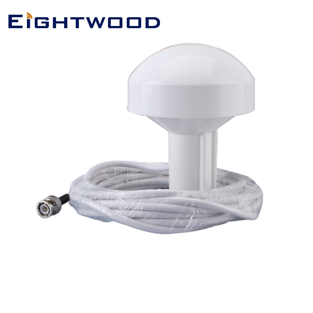Eightwood Marine GPS Navigation Antenna Mushroom BNC Plug for GPSMAP MAP Furuno NavTalk Pilot StreetPilot ColorMap III Receiver: 10 meter extension