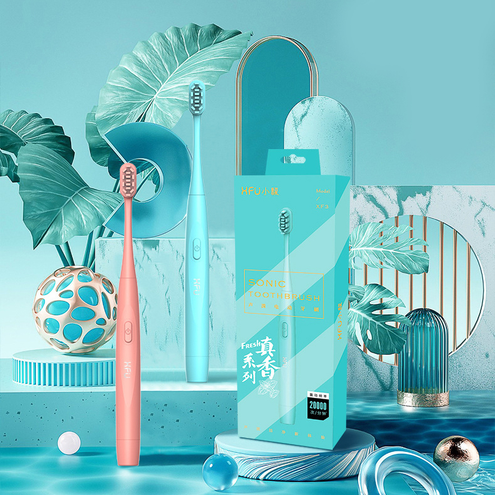 SEAGO Electric Toothbrush Sonic Replacement Brush Heads Battery Sonic Teeth Brush Deep Cleaning Included Soft-bristle Waterproof