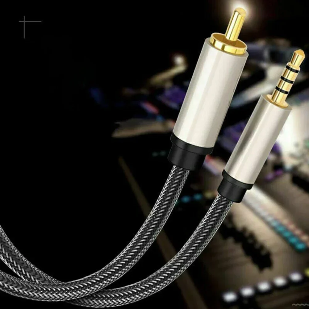 Câble Audio RCA Jack 3.5 vers câble Coaxial numérique câble Audio vidéo stéréo SPDIF pour HDTV voiture 3.5 Mm Jack Hifi Aux adaptateur