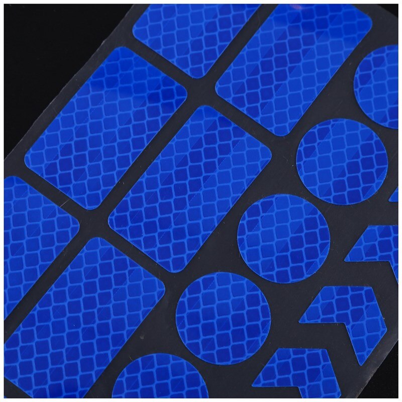 Reflective Sticker Traffic Safety Warning Car Bicycle Universal Outdoor Night Protection Reflective Material Stickers 11.5*21Cm
