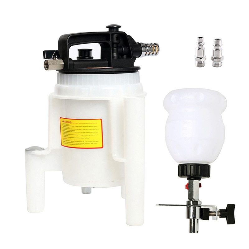 Pneumatic Brake Fluid Extractor &Automatic Refilled Bottle 2L Brake Oil & Fluid Extractor Pneumatic Brake Bleeder Tool Kit