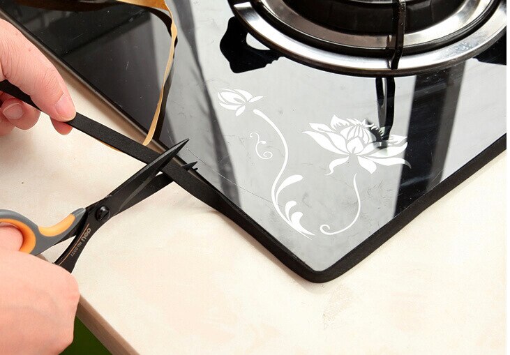 Fita adesiva auto-vedante para cozinha, poeira e pia à prova d'água, adesivo de fenda, linha de canto