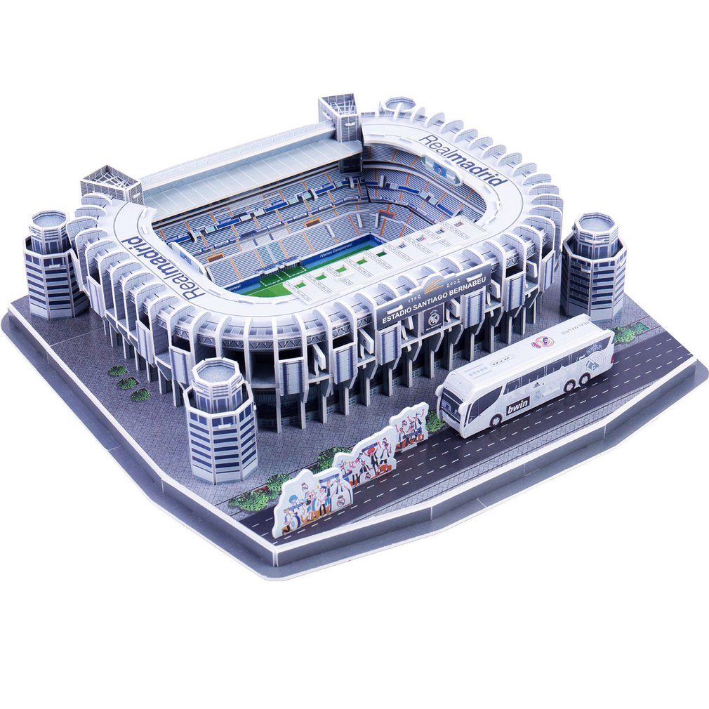 Diy 3d quebra-cabeça jigsaw mundo estádio de futeb... – Grandado