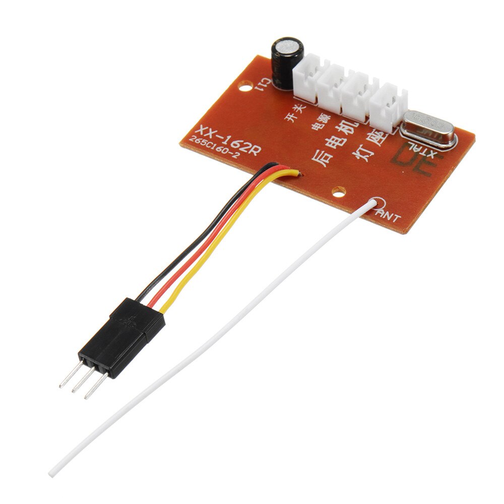 8PCS WPL B36 B24 B16 C24 1/16 Rc Car Parts Transmitter Receiver Board Battery USB Cable Wires Set Spare Parts Accessories