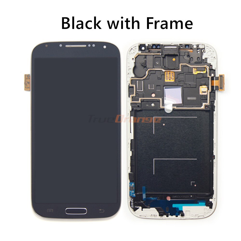 Oled Voor 5.0 Inch Samsung Galaxy S4 I9505 I9500 I337 Lcd-scherm En Touch Screen Digitizer Vergadering Met Frame