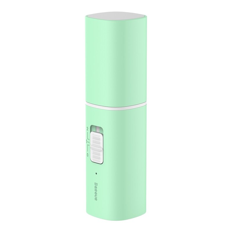 Baseus 3 in 1 Multi-function Fan Mini Portable USB Charging Two-speed Strong Wind Quiet light Power lasting fans for Home Office: Green