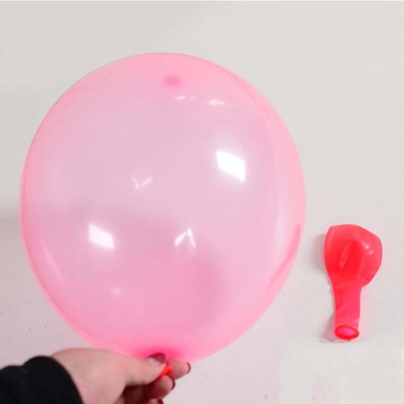 30pcs Crystal Pastel Balloons Transparent Party Latex Ballon Round Helium Air Globos Birthday Wedding Decoration Supplies: red