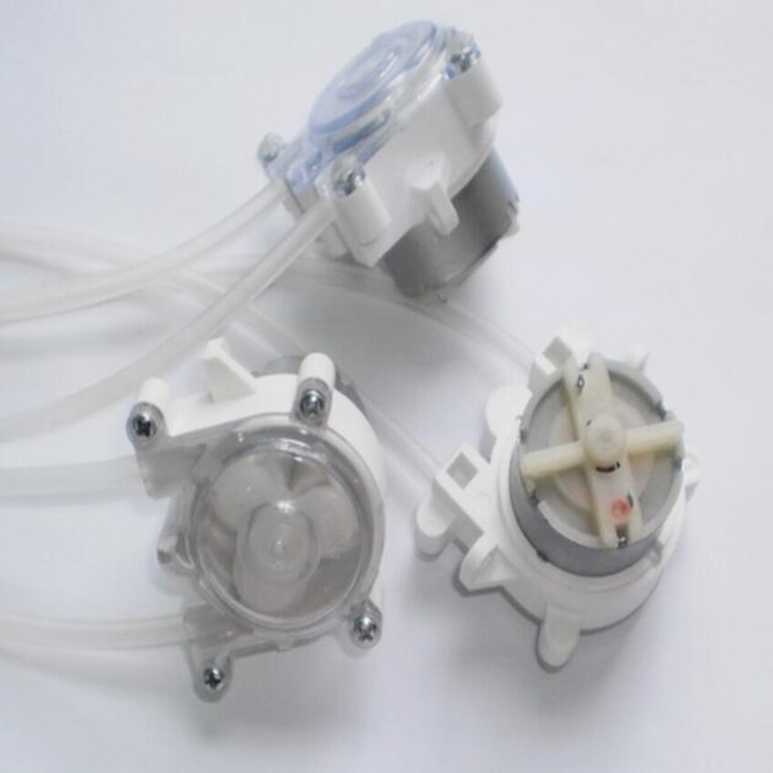 1Pc 6V DC DIY Peristaltic Pump Peristaltic Dosage Head Aquarium Lab Pipeline pump