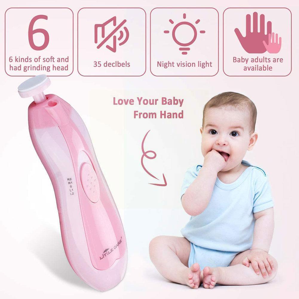 multifunktional Baby Nagel Poliermaschine Maniküre Werkzeug einstellen Baby Datei Nagel elektrisch Schermaschinen E7p1