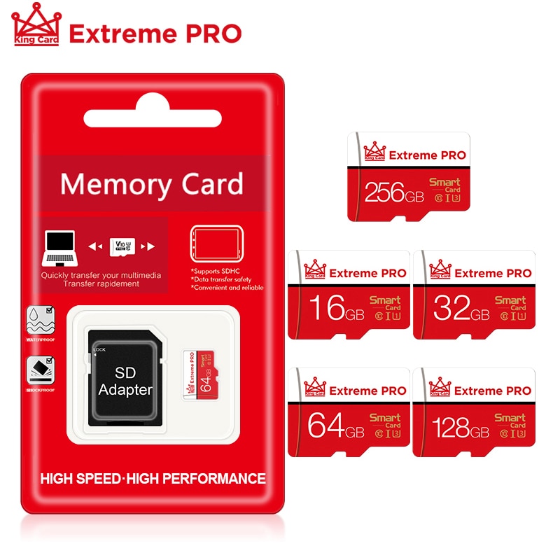 Geheugenkaart micro sd-kaart klasse 10 tf kaart micro sd 64gb 32gb 16gb 8gb externe pen drive flashgeheugenschijf