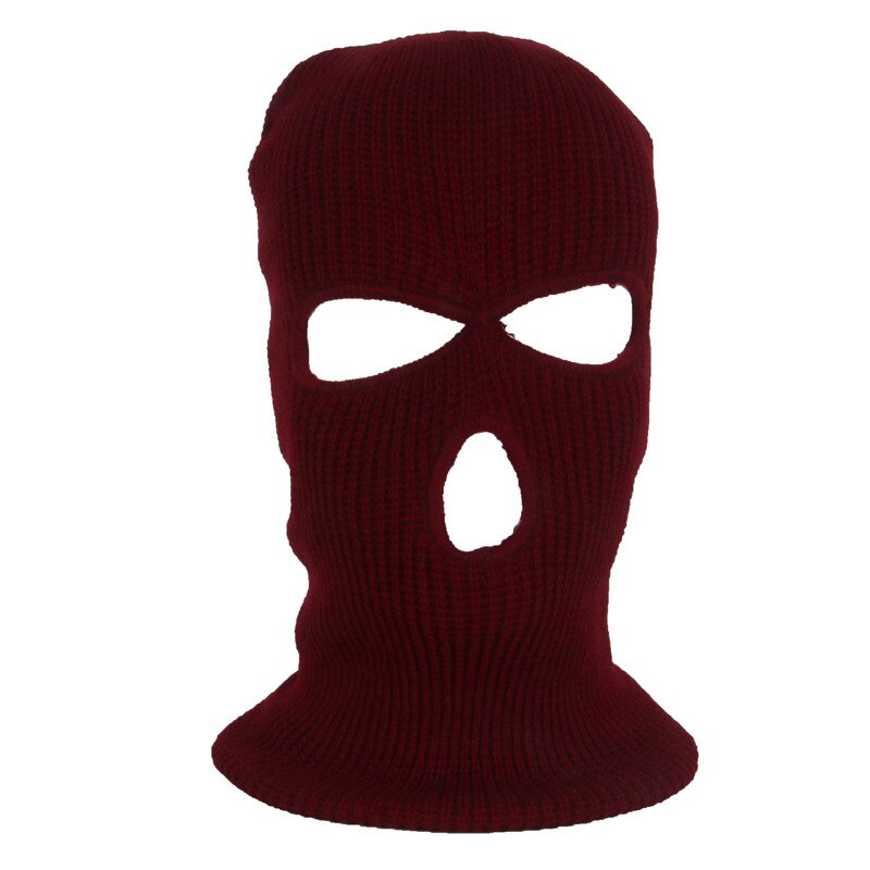 Balaclava Mask Hat Winter Cover Neon Mask Green Halloween Caps for Party Motorcycle Bicycle Ski Cycling Full Face Cover Masks: Wine red