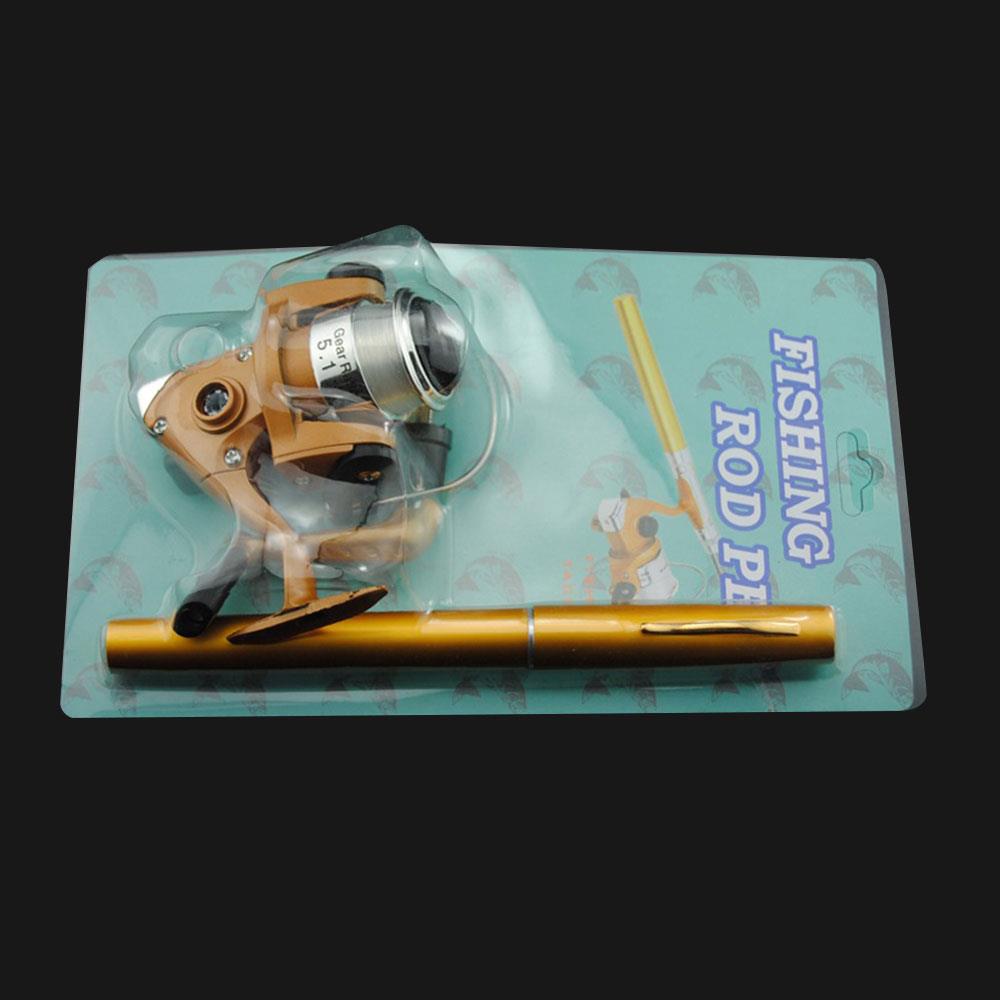 Casting Rod Fishing Reel Fishing Pole Fishing Rod Angling Tool Carbon 5 Color Mini Pen Fish Rod Portable