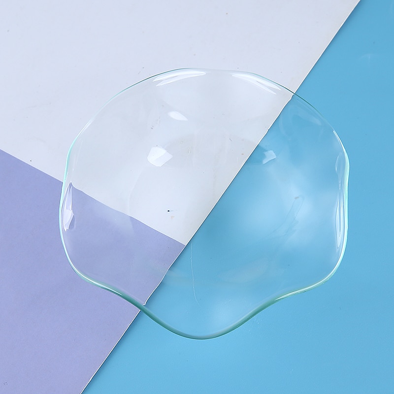 Kit de bol chauffant à cire 10cm, bricolage, bol rond de remplacement, brûleur à huile, plat en verre transparent, bol de cire fondue, assiette