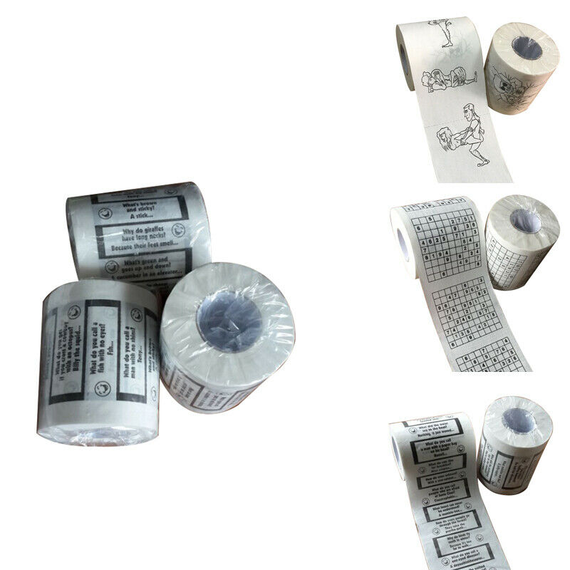 1 rolle 2 Lagen Neuheit Lustige Anzahl Sudoku Gedruckt WC Schlecht Lustige Weiche Wc Papier Gewebe Schlecht Lieferungen Wc papier