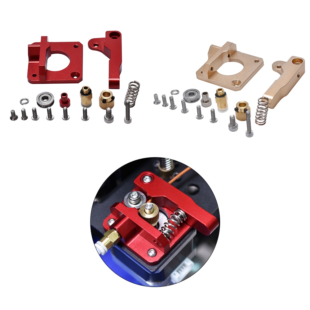 3D Printer Onderdelen MK8 Extruder Upgrade Aluminium Blok Bowden Extruder CR10 1.75 Mm Filament Extrusie Voor MK8 CR-10 Ender-3