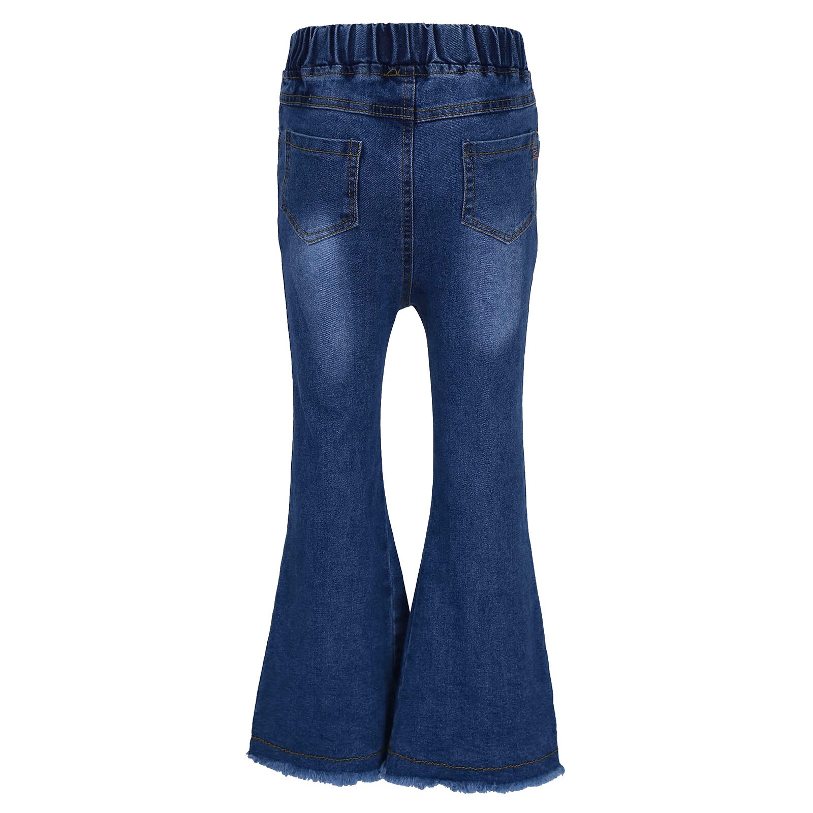 Pantalones vaqueros de campana para niña, ropa para niño, pantalones acampanados de primavera Y verano, Vintage, 5, 7, 9, 11, 13 Y