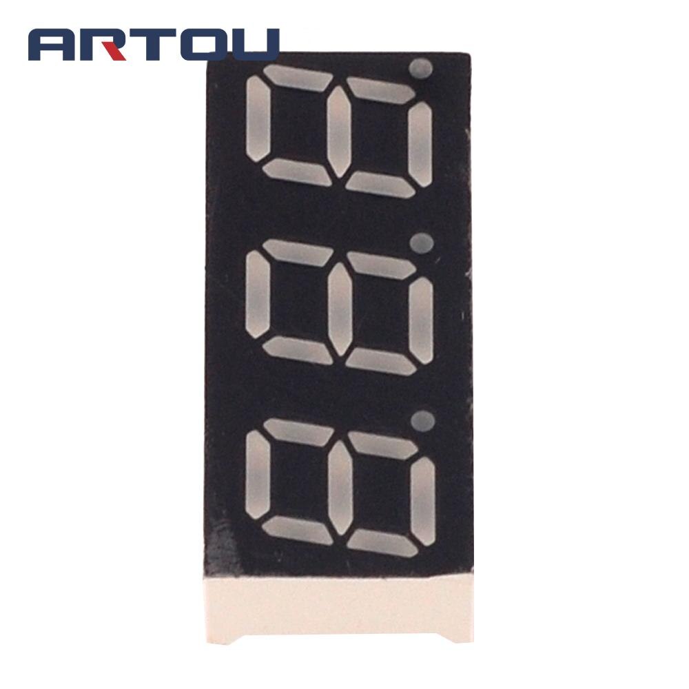 10PCS Common Cathode 3Bit Digital Tube 7 segment 0.28" Blue LED Display