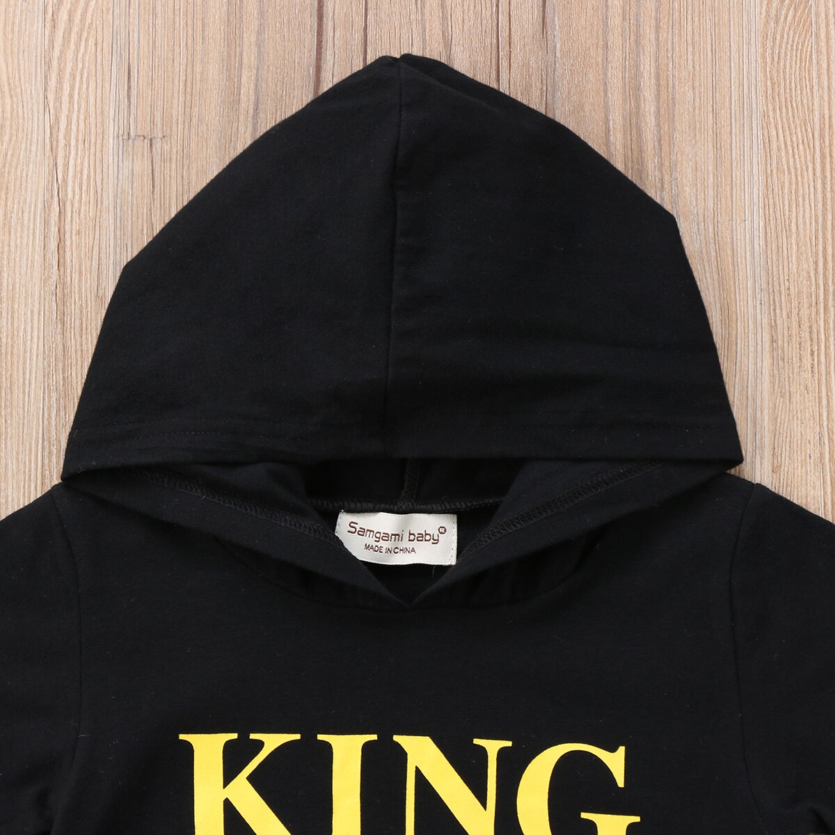 Fahion Boy Newborn Infant Baby Boy Kid King Short Sleeve Hooded Romper Jumpsuit Clothes Outfits 0-24M