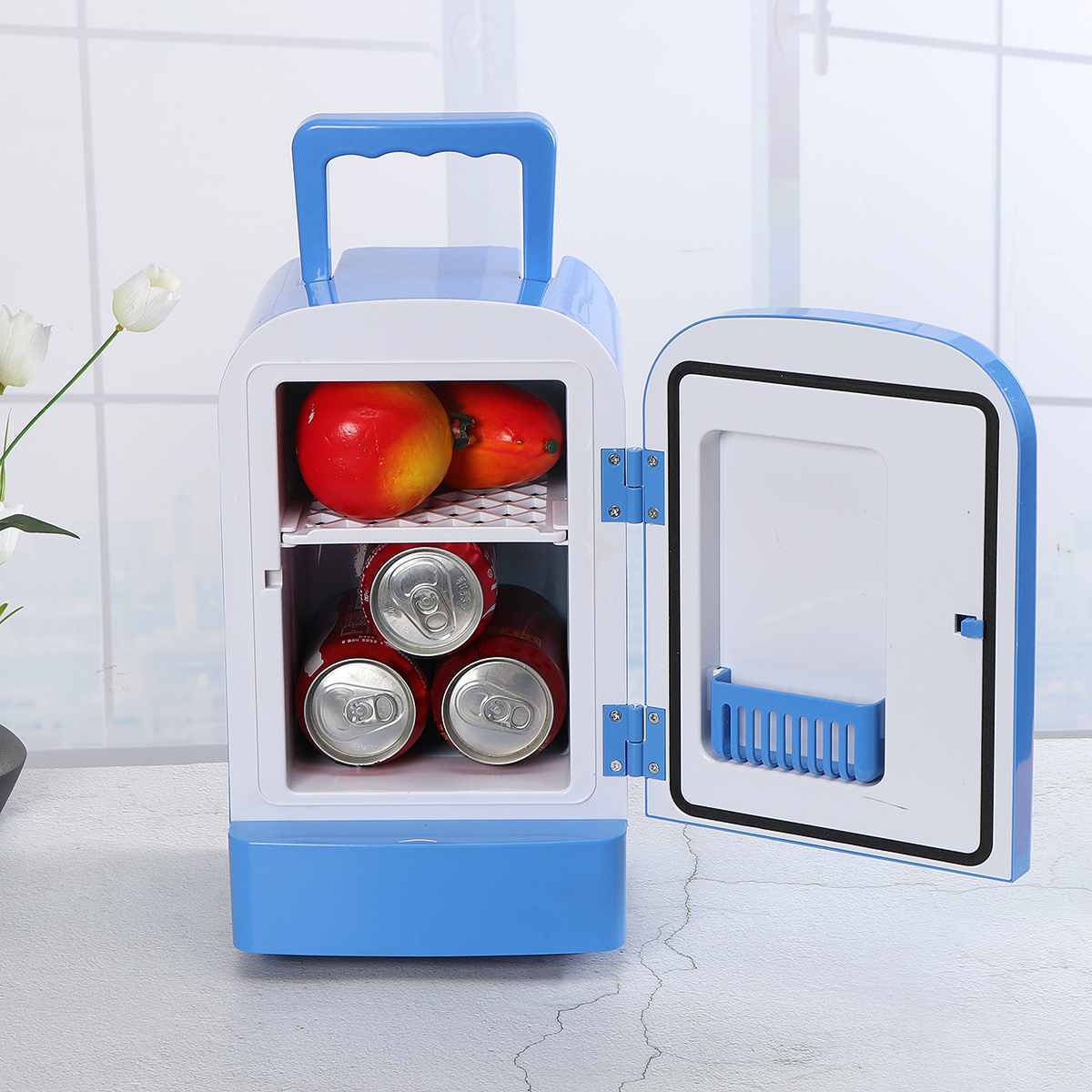 DC 12V Portable Car Freezer 4L Mini Fridge Refrigerator Car Fridge 12V Cooler Heater Universal Vehicle Parts Cooling Warmer Box