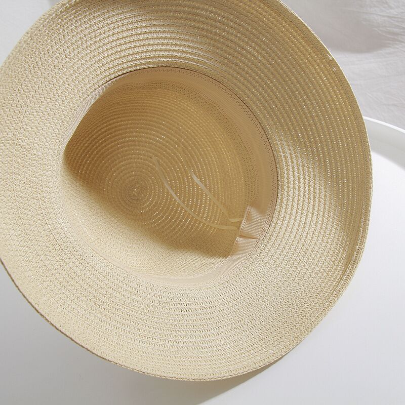 Hepburn Style Sun Hats Bucket Cap For Women Summer Straw Hat Big bow Female Beach Hat Panama Hats Chapeu Feminino