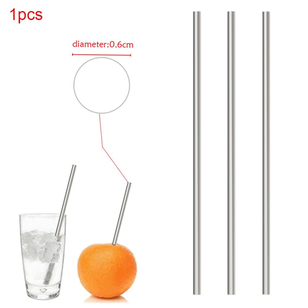Reusable Drinking Straw Stainless Steel Drinking Tube Straw Bend/Unbend Pipette Suction Pipes Bar Accessories: 03