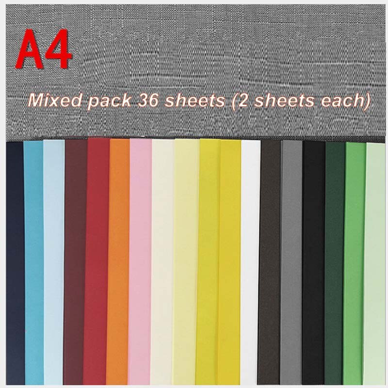 A4 300g Thick Hard Cardboard Cutting Paper Origami DIY Greeting Card Photo Album Card Scrapbook Materials Drawing Decor Paper: A4 MIX