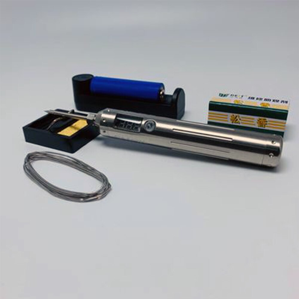 Mini Portable Electric Solder iron USB Wireless DIY Soldering Station Repair Tools Heating Element Soldering Rework Accessorie: Pointed Set