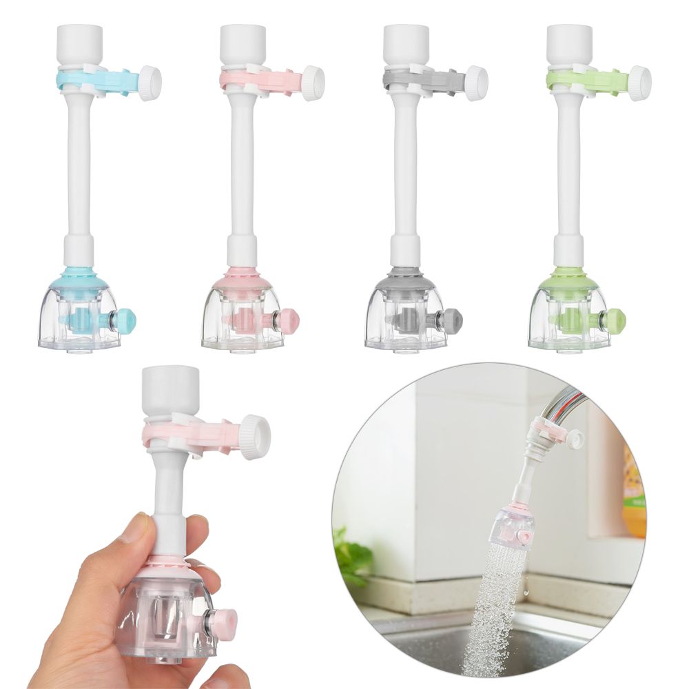 Water-saving Flexible Diffuser Extender Splash-Proof Water Filter Tap Outlet Head Kitchen Faucet Water-tap Extender