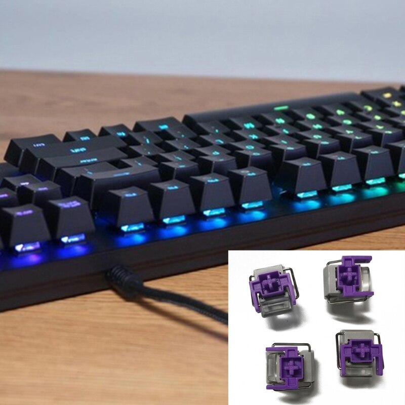 4Pcs Purple Optical Switches Swap Switch for razer Huntsman Elite L41E