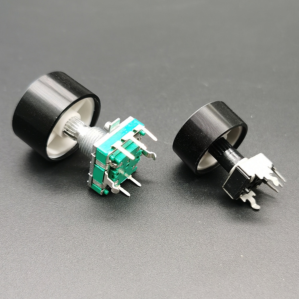 Potentiometer Knob Cap Encoder Volume Control Knob Audio Knob for Rotary Taper Potentiometer Hole 6mm Knob