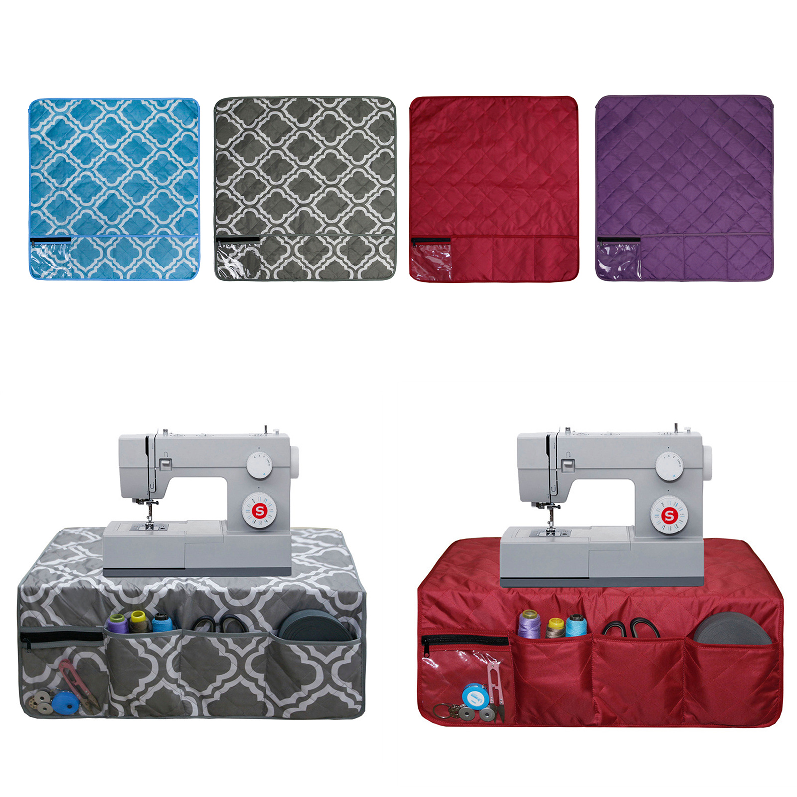 Naaimachine Pad Met Zakken Voor Tafel Naaimachine Accessoires Containers Voor Hotel Commerciële Ruimte Tailor Vrouwelijke