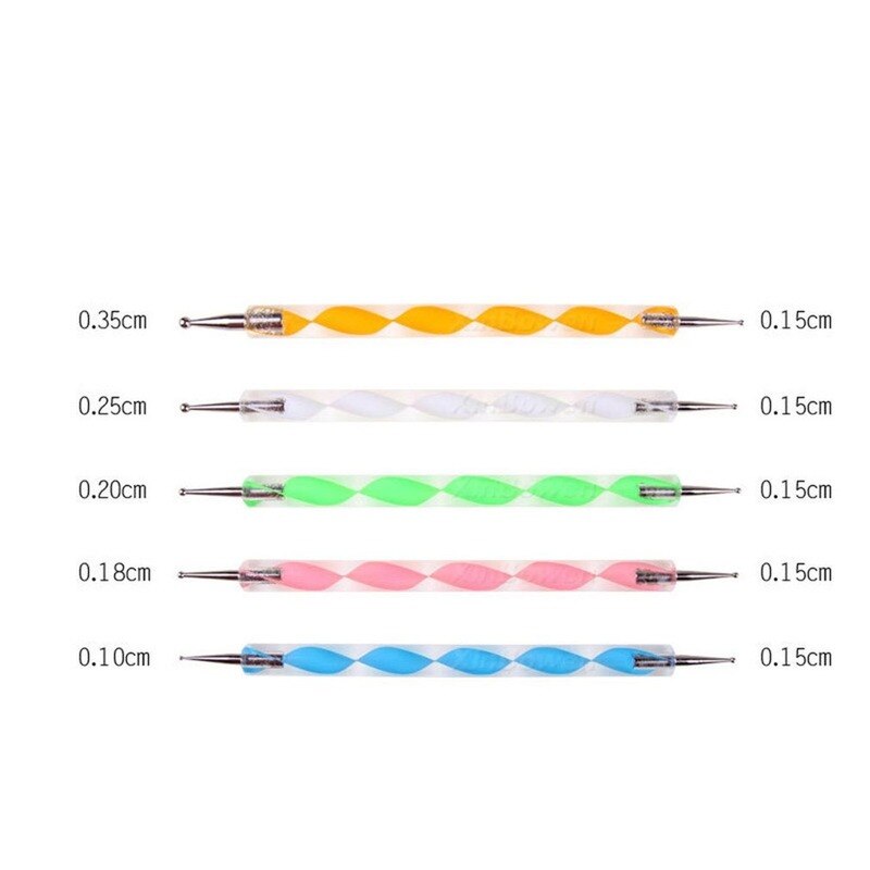 13 Stuks Van Mandala Schilderen Rock Dot Tool Set, Rock Brush Tool Template Cosmetica, stalen Bal Pen Schilderen Tray Nail Schilderen