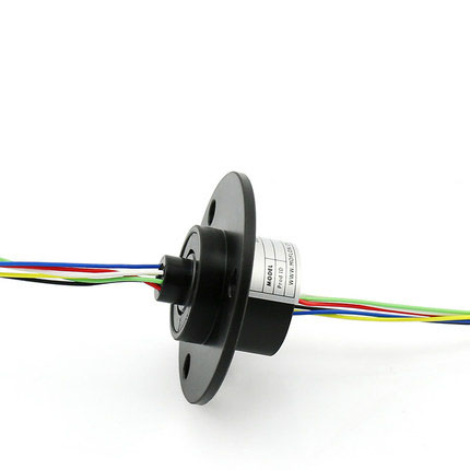 Slide ring rotating conductive collector brush through hole inner diameter 2 4 6 8 12 wire connector Slip contact ring: Type 2
