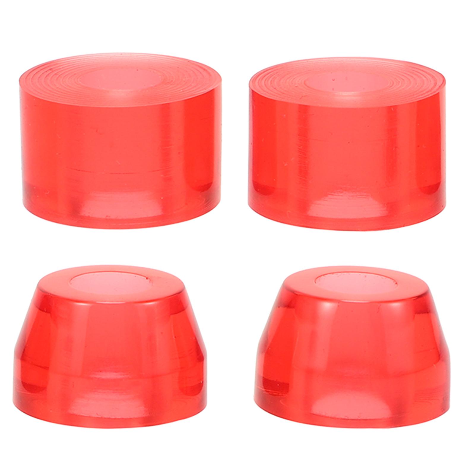 Joint absorbant les chocs pour Skateboard, 4 pièces, accessoires de bouchon de frein pour patins à roulettes, bouchons en Pu, pièces d'orteils de patinage en caoutchouc naturel